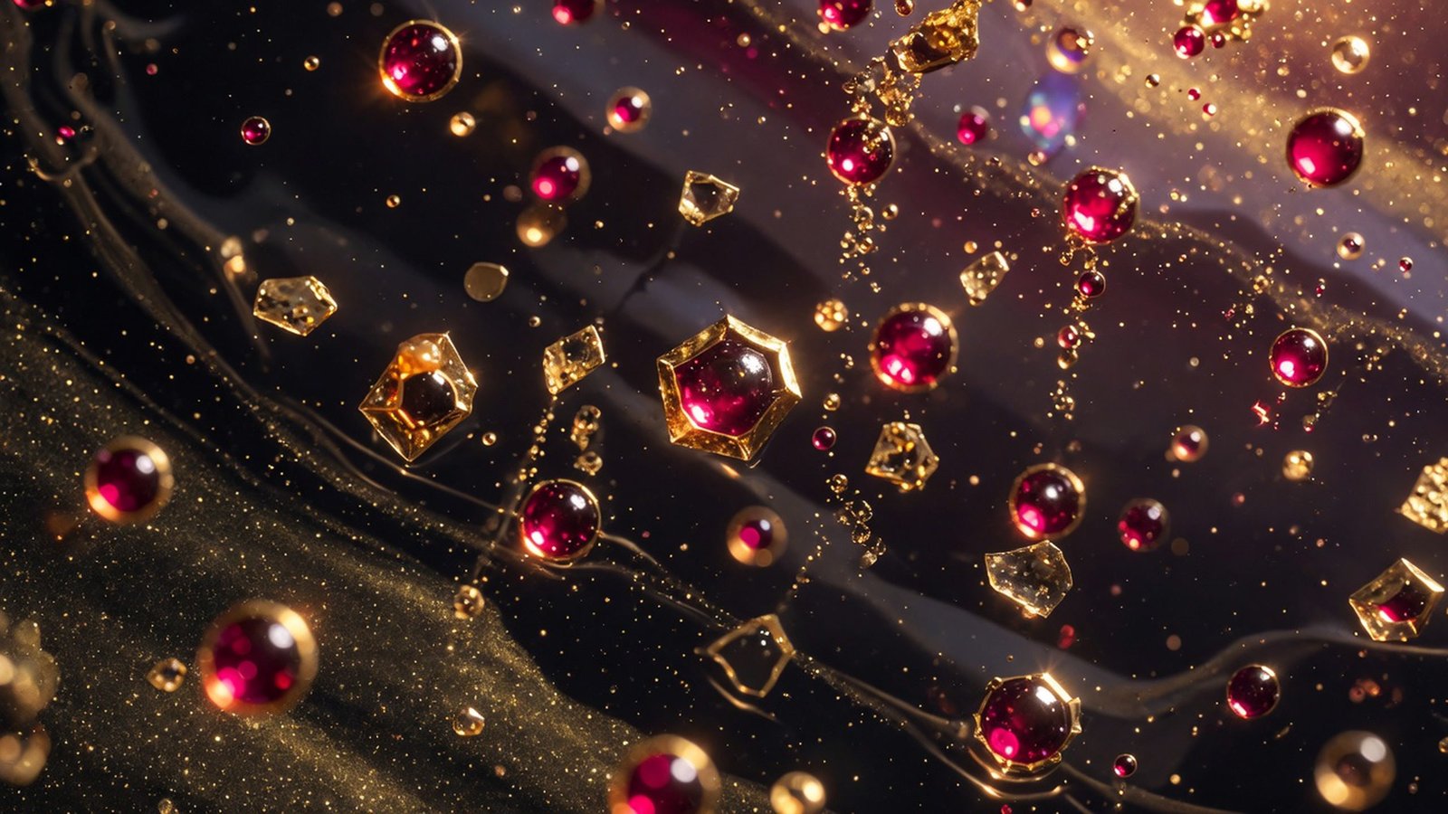 Colloidal gold particles in light
