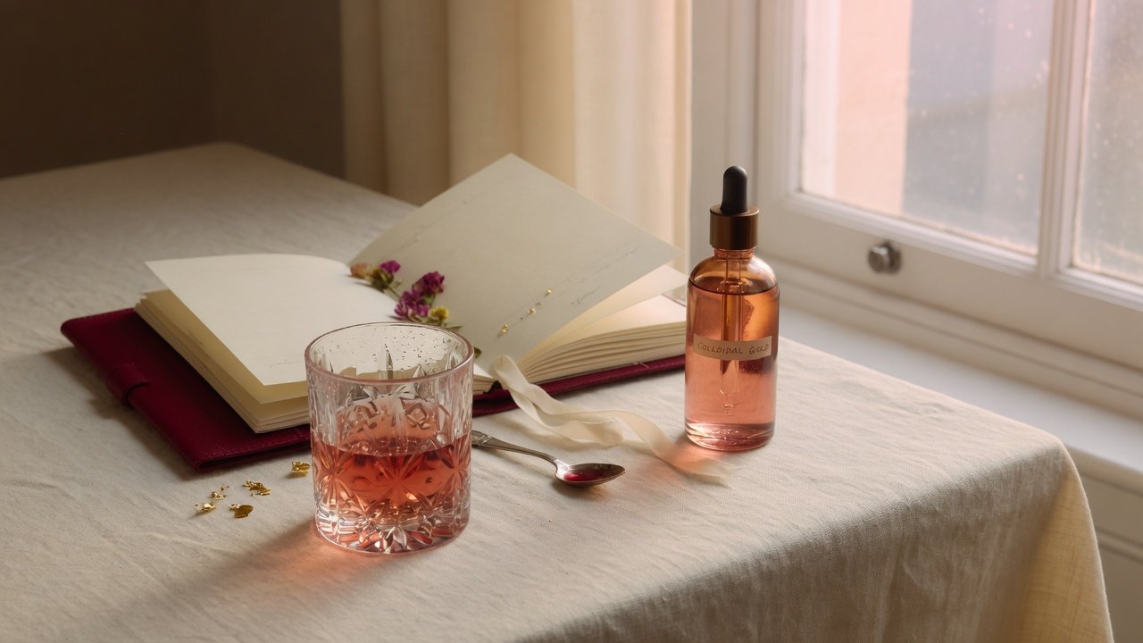 Cover image for journal article: Colloidal Gold, Focus & Mental Clarity: A Calmer Guide